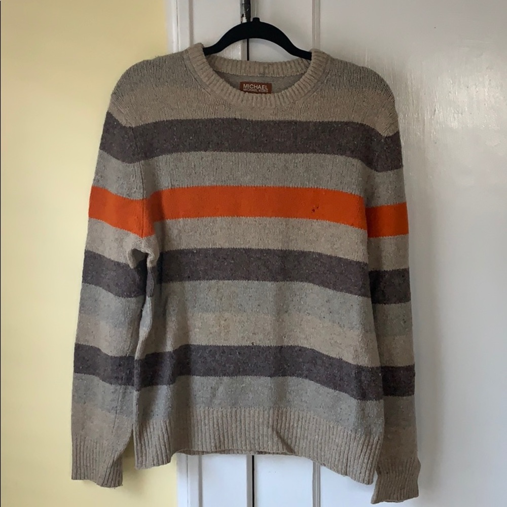 Michael Kors Lambswool Striped Sweater